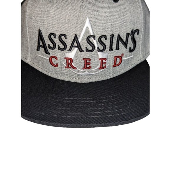 Assassins Creed Mens Heather Gray ConceptOne One Size Snapback Hat New With Tags - Picture 7 of 16